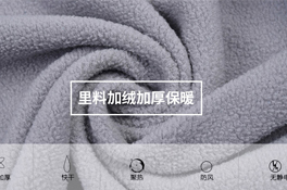 企业员工团体连帽卫衣定制细节