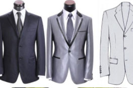 企业西服定制的面料和版型