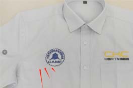 衬衫工服定制logo制作过程,帮助您了解衬衫定制工艺