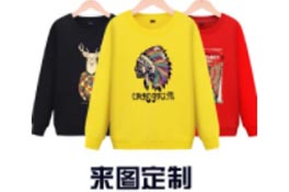 圆领卫衣定做中可看出卫衣是时尚先锋