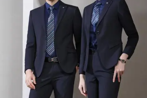 汽车行业员工职业装正装西服定制