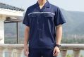藏青色工作服定制款式/图片_企业定制藏青工作服-上海黄紫