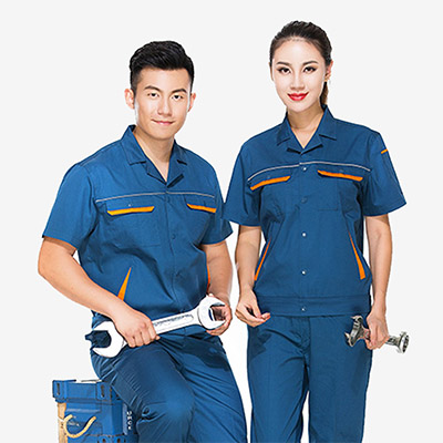夏季短袖工作服订做