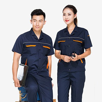 短袖工作服套装订做