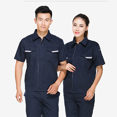 现货短袖工作服订做