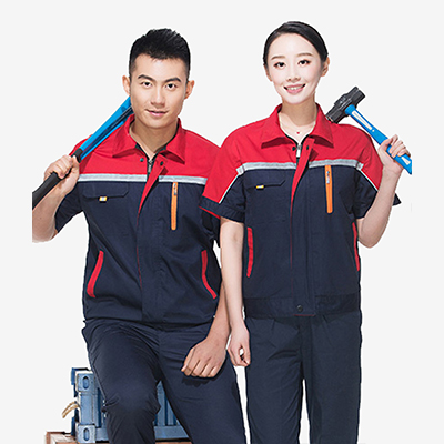 定制短袖工作服套装