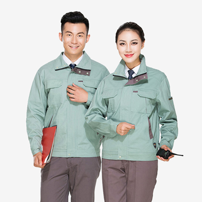 全棉长袖工作服套装