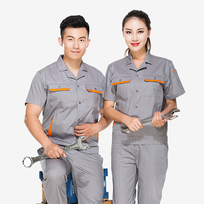 夏季纯棉企业工作服