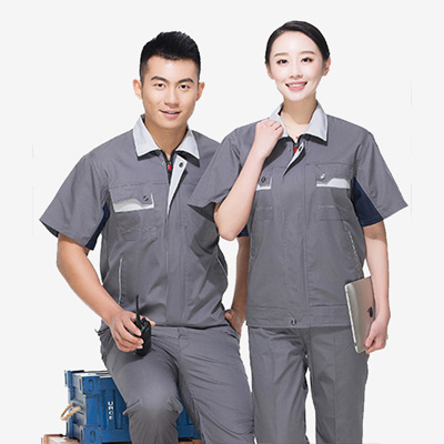 短袖员工制服定做