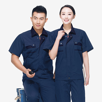 短袖员工制服定做