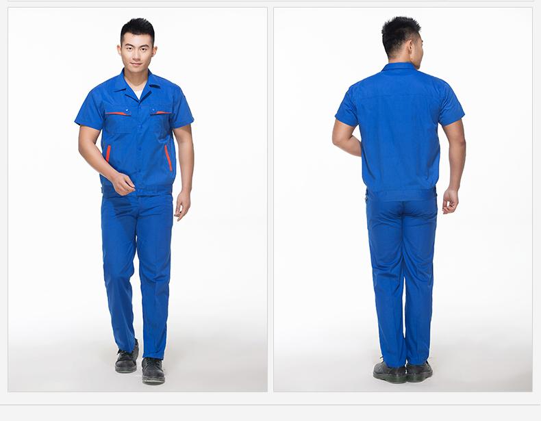 工作服短袖套装款式