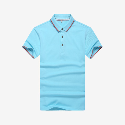 涤棉工作服翻领T恤衫