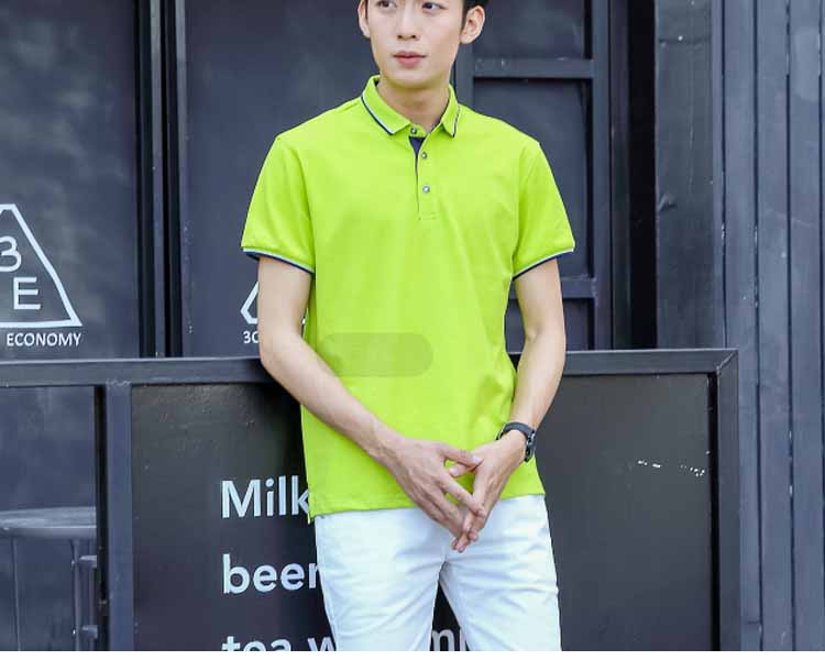 全棉翻领POLO衫